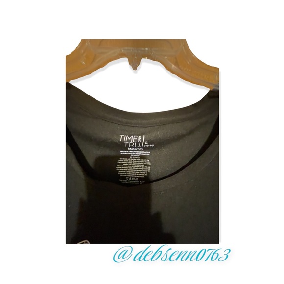 Time and Tru gathered Maternity Shirt - Picture 2 of 3